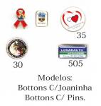 Bottons c/ Joaninha ou c/ Pins