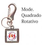 Chaveiro Modelo Quadrado Rotativo