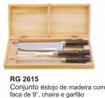 Conjunto Estojo de Madeira RG